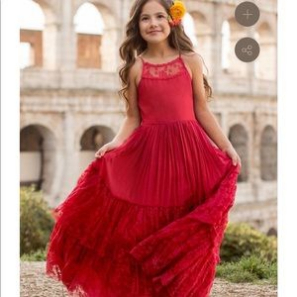 Joyfolie Girls Red Catrin Dress size 10